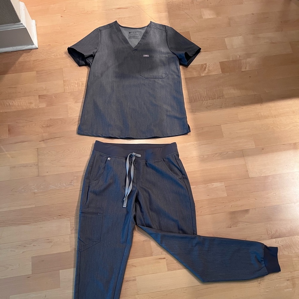 Figs scrub set - Grey